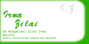 irma zilai business card